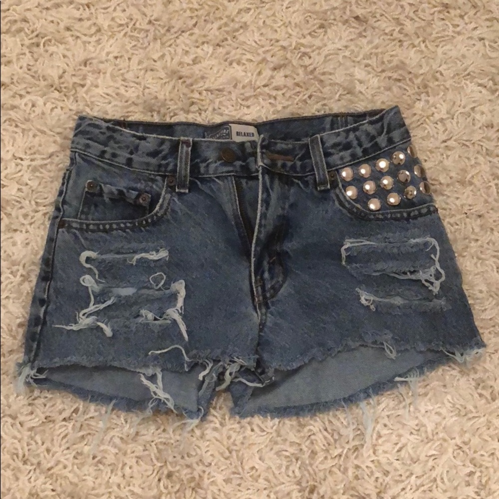 Spikes and Seams Embellished Levi’s